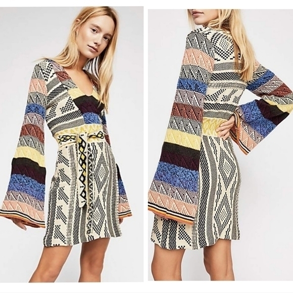 Free People Dresses & Skirts - Free People Womens Casual Knit Sweaterdress